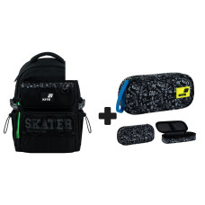 Набір шкільний рюкзак + пенал Kite Education Skater (K26-1022M-2К1)