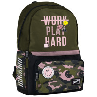 Рюкзак молодіжний YES Т-82 "Smiley World" Military girl код: 558287