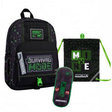 Рюкзак + пенал + сумка Minecraft Survival T-115 Yes (550001К)