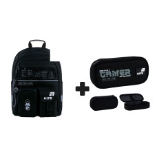 Набір шкільний рюкзак + пенал Kite Education Gamer (K26-584M-5К1)