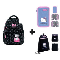 Набір шкільний рюкзак + пенал + сумка Kite Education Hello Kitty (HK26-763MК1)