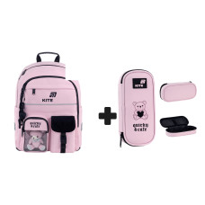 Набір шкільний рюкзак + пенал Kite Education Quirky&Cute (K26-584M-1К1)