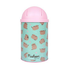 Контейнер настільний для сміття Yes Pusheen металевий 10 х 18 см (708571)
