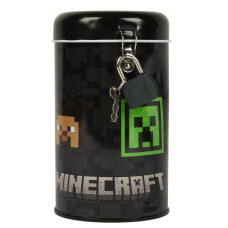 Скарбничка кругла Yes Minecraft Heroes металева 13 х 7,6 см (708577)