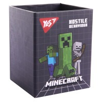 Стакан для письмового приладдя Minecraft картон сірий Yes (708332)