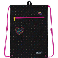 Сумка для обуви с карманом Kite Education Hearts (K22-601M-3)