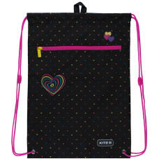 Сумка для обуви с карманом Kite Education Hearts (K22-601M-3)