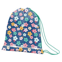 Сумка для обуви Smart SB-01 Flowers melody синий/коралловый (556219))