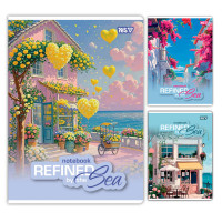 Зошит для записів Yes Refined Sea клітина А4/80 аркушів (152427)