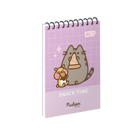 Зошит для записів Yes Pusheen одинарна спіраль А7/80 аркушів (152346)