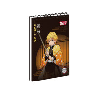 Зошит для записів Yes Demon Slayer: Zenitsu одинарна спіраль А7/80 аркушів (152519)