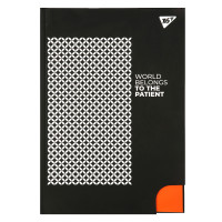 Блокнот YES А4 96 арк 7БЦ Success is built. Black клітинка (152040)