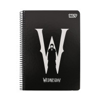 Зошит для записів Yes А5 80 аркушів клітинка на спіралі Wednesday (152296)