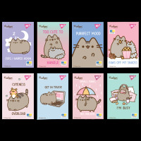 Блокнот Yes А7 Pusheen 48 аркушів клітинка (152111)