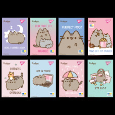 Блокнот Yes А7 Pusheen 48 аркушів клітинка (152111)