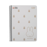 Зошит для записів Yes А5 80 аркушів клітинка на спіралі Miffy (152272)