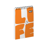 Зошит для записів Yes Life одинарна спіраль А7/80 аркушів (152542)