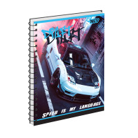 Зошит для записів Yes Drift одинарна спіраль А5/80 аркушів (152442)