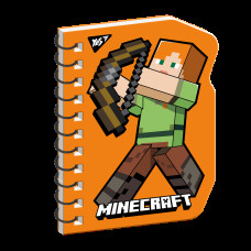 Блокнот В7 60 листов дв спираль Minecraft Alex клетка YES (151811)