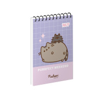 Зошит для записів Yes Pusheen:Purrfect Weekend одинарна спіраль А7/80 аркушів (152506)