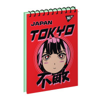 Тетрадь для записей А6/80 од.спираль Anime. Tokyo Yes (151898)