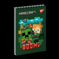 Зошит для записів YES А7/80 на спірали Minecraft. Chibi набір 6 шт. (151867)