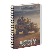 Тетрадь школьная А4 144 листа пл.обл. Army Ukraine YES (681944)