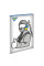 Блокнот YES А7/48 кл клей Get out (151860)