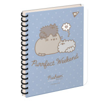 Тетрадь с разделителями студенческая офисная YES А5/144 Pusheen пластиковая обложка (681873)