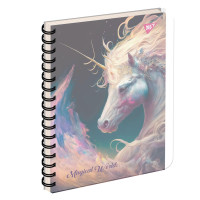 Тетрадь с разделителями студенческая офисная YES А5/144 Magical world пластиковая обложка (681875)