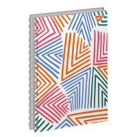 Зошит для записів В5/120 кл. од. спіраль Білила YES "COLOR ABSTRACT" крафт код: 681567