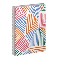 Тетрадь школьная В5/120 кл. од. спираль Белила YES "COLOR ABSTRACT" крафт код: 681567