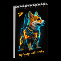 Зошит для записів YES А7/80 на спірали Defenders of Ukraine набір 6 шт. (151872)