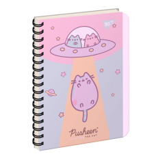 Тетрадь для записей YES В6/144 пластиковая обложка Pusheen (681901)