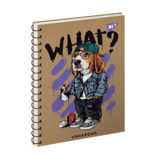 Тетрадь Cool animals. Dog 120 листов клетка YES (681917)