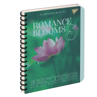 Зошит для студентів із роздільниками YES А5/144 Romance blooms пластикова обкладинка (681887)