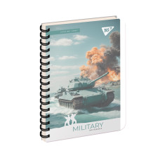 Зошит шкільний В6 144 аркуша пл.обкл. Military YES (681981)