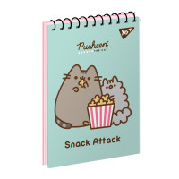 Тетрадь для записей YES А7/80 на спирали Pusheen. Fluffy набор 6 шт. (151890)