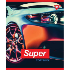 Тетрадь школьная А5/48 лин. YES "SUPER CAR" иридиум+УФ.спл. набор 5 шт. код: 764373