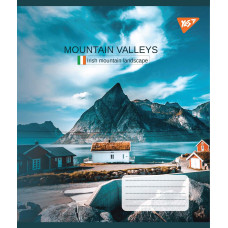 Тетрадь школьная А5 24 линия YES Mountain Valleys набор 20 шт. (765001)