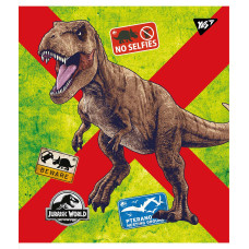 Зошит шкільний А5/18 клітинка YES Jurassic world набір 25 шт. (766328)
