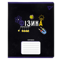 Зошит предметний ФІЗИКА Black 48 аркушів клітинка YES (767460)