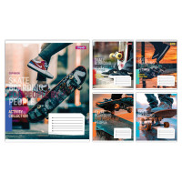 Зошит учнівський шкільний Skateboarding А5 24 аркушів клітинка 1 Вересня (768173)