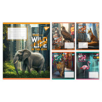 Зошит учнівський шкільний The wild in the city А5 24 аркушів лінія YES (767765)