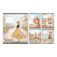 Зошит шкільний Yes Strolling dreams А5 12 аркушів коса лінія (768696)