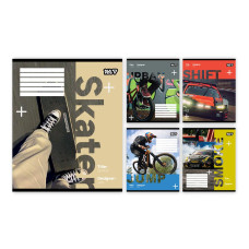 Зошит шкільний Yes Street energy А5 48 аркушів клітинка (769085)