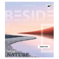 Зошит для записів А5/48 лін. YES "BESIDE" ірідіум+УФ.спл. набір 5 шт код: 764372