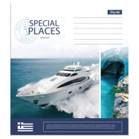 Тетрадь школьная А5 24 клетка 1В Spacial Places набор 20 шт. (764912)