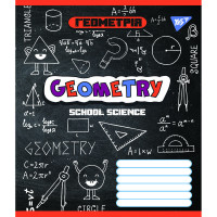 Тетрадь школьная А5 48 Кл. YES Геометрия (Doodle Board) набор 5 шт (764848)