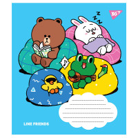 Тетрадь для нот А5/12 YES Line friends (766255)